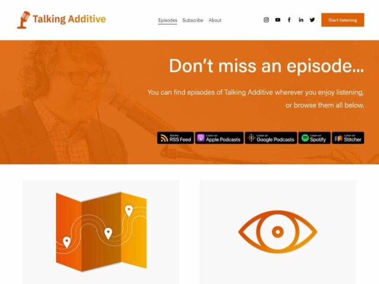 Talking additive: podcasturi despre fabricarea aditivă